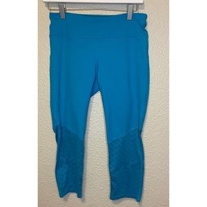 Rabbit‎ Run Teal Cropped Leggings Size Medium
